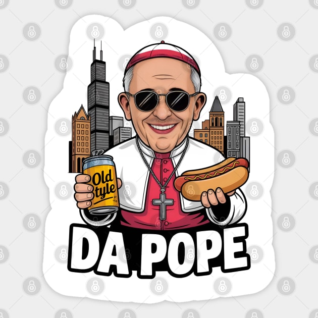 Pope-Leo Sticker by Creatifly Graphic Tees